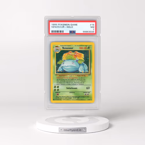 1999 Pokémon Game #15 Venusaur - Holo (PSA 7 NM)