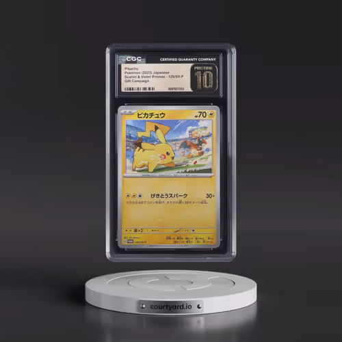 2022 Scarlet & Violet Promos #120/SV-P Pikachu - Gift Campaign (CGC 10 PRISTINE)