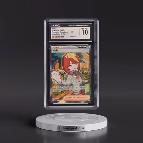 2025 Pokémon Pre EN-Prismatic Evolutions #140 Mela - Ultra Rare (CGC 10 GEM MINT)