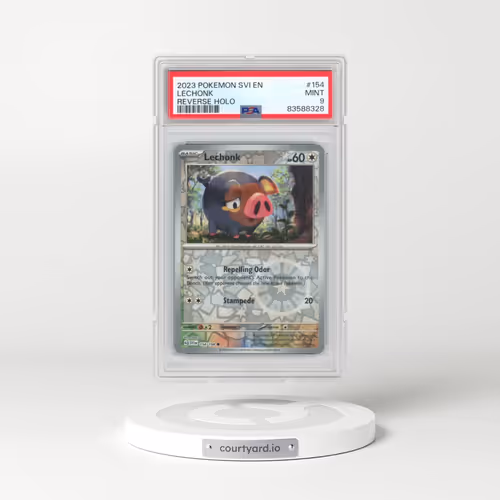 2023 Pokémon Svi EN-Scarlet & Violet #154 Lechonk - Reverse Holo (PSA 9 MINT)