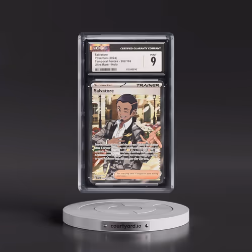 2024 Pokémon Tef EN-Temporal Forces #202 Salvatore - Ultra Rare (CGC 9 MINT)