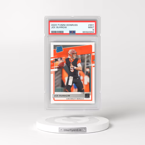 2020 Panini Donruss #301 Joe Burrow (PSA 9 MINT)