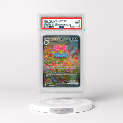 2023 Pokémon Mew EN-151 #198 Venusaur EX - Holo Special Illustration Rare (PSA 9 MINT)