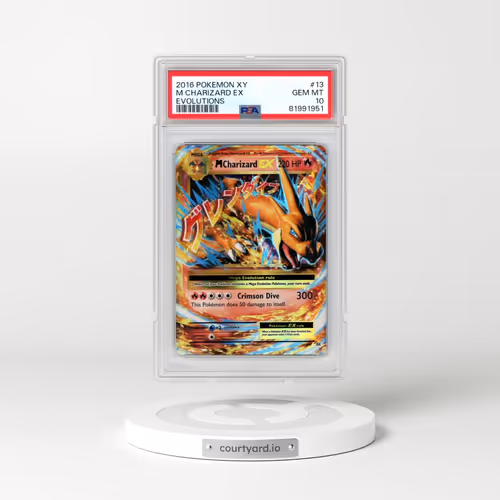 2016 Pokémon XY Evolutions #13 M Charizard EX - Holo (PSA 10 GEM MINT)