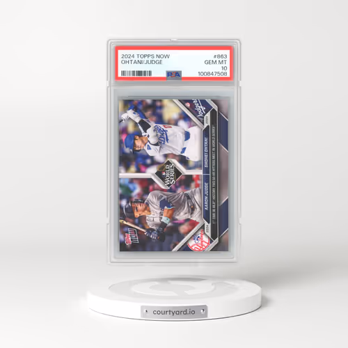 2024 Topps Now #863 Aaron Judge/Shohei Ohtani (PSA 10 GEM MINT)