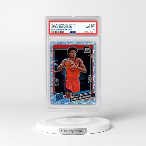 2023 Panini Donruss Optic #229 Amen Thompson - Premium Box Set (PSA 8 NM-MT)