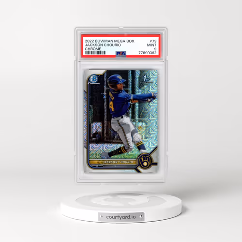 2022 Bowman Mega Box Chrome #79 Jackson Chourio (PSA 9 MINT)