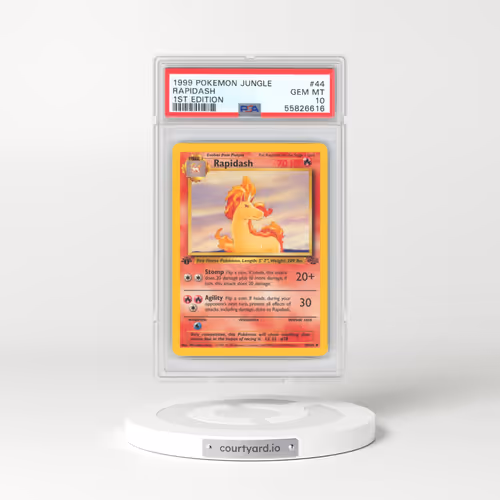 1999 Pokémon Jungle #44 Rapidash - 1st Edition (PSA 10 GEM MINT)
