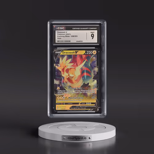 2021 Evolving Skies #058/203 Dracozolt V - Holo (CGC 9 MINT)