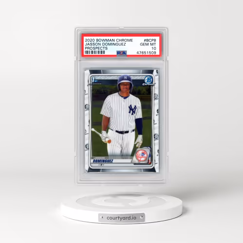 2020 Bowman Chrome Prospects #BCP8 Jasson Dominguez (PSA 10 GEM MINT)