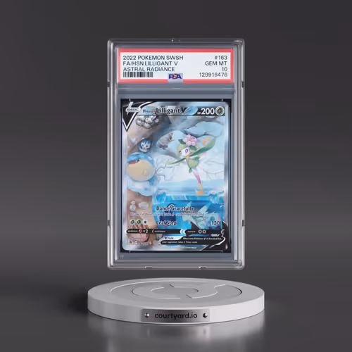 2022 Pokémon Sword & Shield Astral Radiance #163 Hisuian Lilligant V - Holo Full Art (PSA 10 GEM MIN