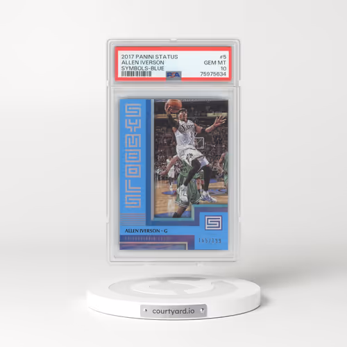 2017 Panini Status Symbols #5 Allen Iverson - Blue (PSA 10 GEM MINT)