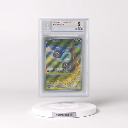 2023 Scarlet & Violet 151 - MEW EN #178 Tangela - Illustration Rare Holo (BGS 9 MINT)
