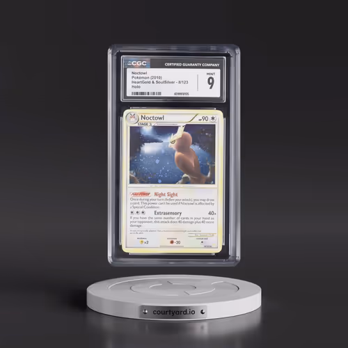 2010 HeartGold & SoulSilver #8/123 Noctowl - Holo (CGC 9 MINT)