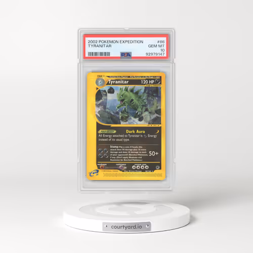 2002 Expedition #66 Tyranitar (PSA 10 GEM MINT)