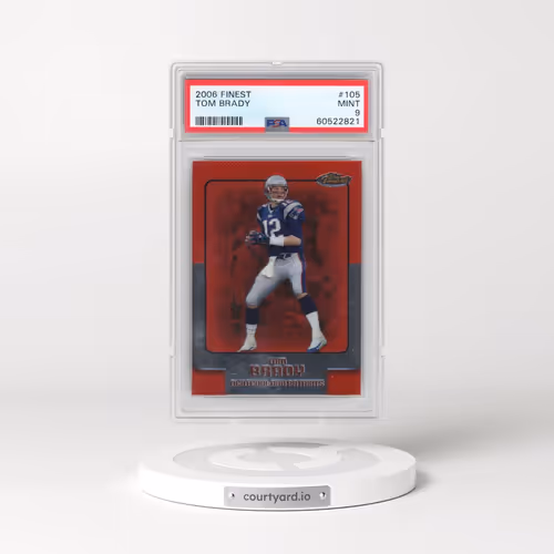 2006 Finest #105 Tom Brady (PSA 9 MINT)