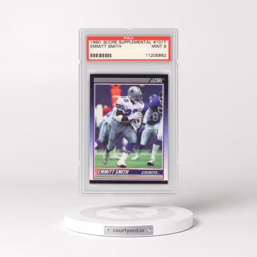 1990 Score Supplemental #101T Emmitt Smith (PSA 9 MINT)