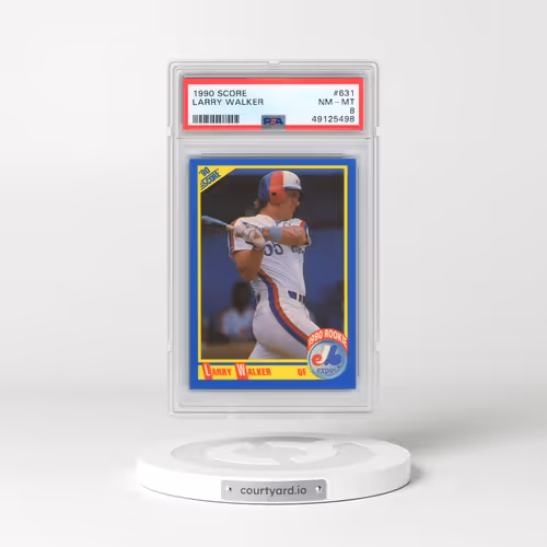 1990 Score #631 Larry Walker (PSA 8 NM-MT)