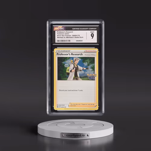 2017 Black Star Promos - Sword & Shield #SWSH178 Professor's Research - Mewtwo vs. Melmetal V Battle