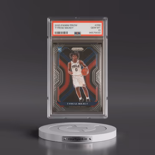 2020 Panini Prizm #256 Tyrese Maxey (PSA 10 GEM MINT)