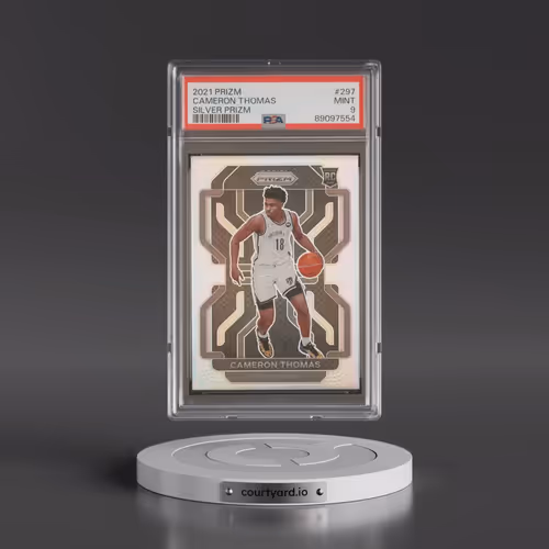 2021 Panini Prizm #297 Cameron Thomas - Silver Prizm (PSA 9 MINT)