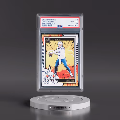 2024 Panini Donruss Bomb Squad #2 Josh Allen (PSA 10 GEM MINT)