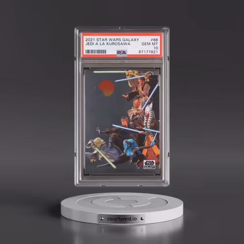 2021 Topps Chrome Star Wars Galaxy #88 Jedi A La Kurosawa (PSA 10 GEM MINT)