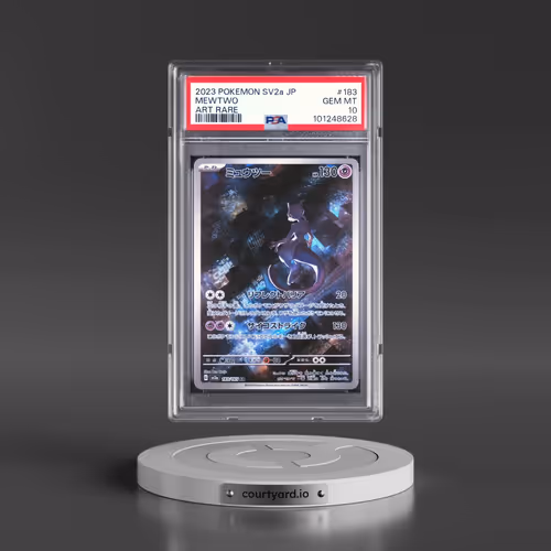 2023 Pokémon Sv2a-Pokemon 151 #183 Mewtwo - Art Rare (PSA 10 GEM MINT)