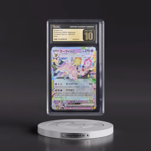 2024 Pokémon Sv8a-Terastal Fest EX #063 Espeon EX - Holo (CGC 10 PRISTINE)