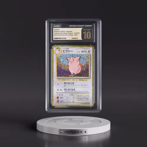 2023 Pokémon Cll-Trading Card Game Classic Charizard & HO-Oh EX Deck #014 Clefable (CGC 10 PRISTINE)