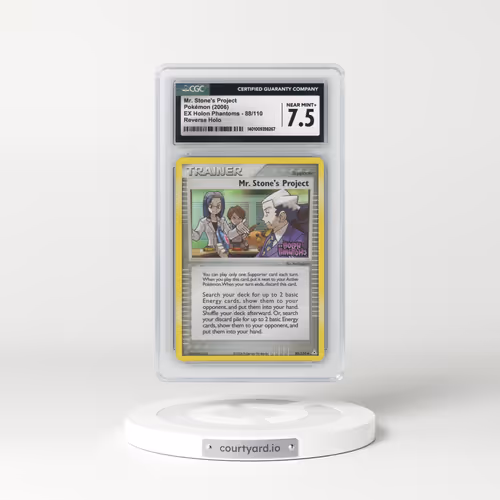 2006 EX Holon Phantoms #88/110 Mr. Stone's Project - Reverse Holo (CGC 7.5 NM+)