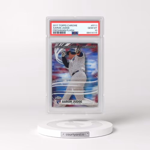 2017 Topps Chrome Freshman Flash #FF11 Aaron Judge (PSA 10 GEM MINT)