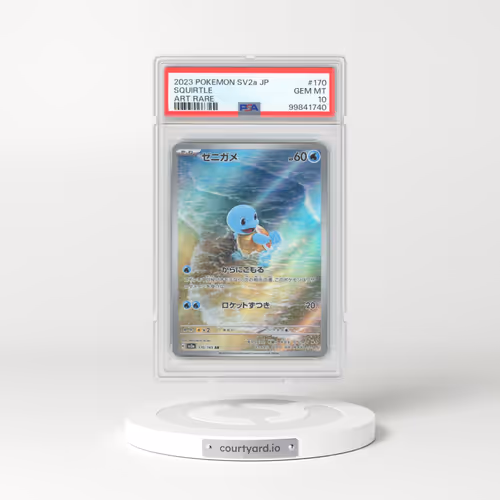 2023 Pokémon Sv2a-Pokemon 151 #170 Squirtle - Art Rare (PSA 10 GEM MINT)