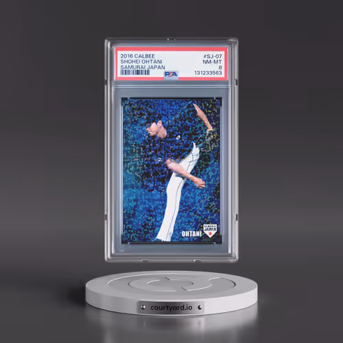 2016 Calbee Samurai Japan #SJ-07 Shohei Ohtani (PSA 8 NM-MT)