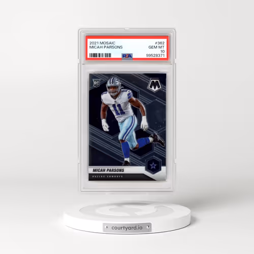 2021 Panini Mosaic #362 Micah Parsons (PSA 10 GEM MINT)