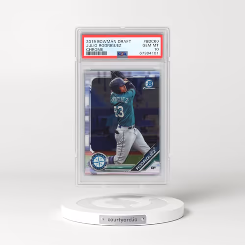 2019 Bowman Draft #BDC60 Julio Rodriguez - Chrome (PSA 10 GEM MINT)