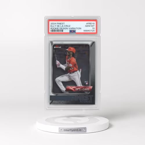 2024 Topps Finest Finest Rookie Design Variation #FRD16 Elly de La Cruz (PSA 10 GEM MINT)