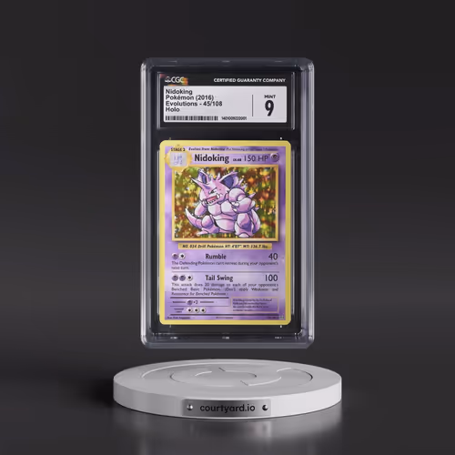 2016 Evolutions #45/108 Nidoking - Holo (CGC 9 MINT)