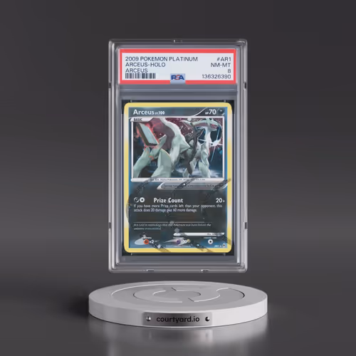 2009 Pokémon Platinum Arceus #AR1 Arceus - Holo (PSA 8 NM-MT)
