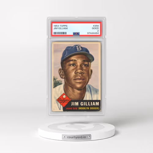 1953 Topps #258 Jim Gilliam (PSA 2 GOOD)