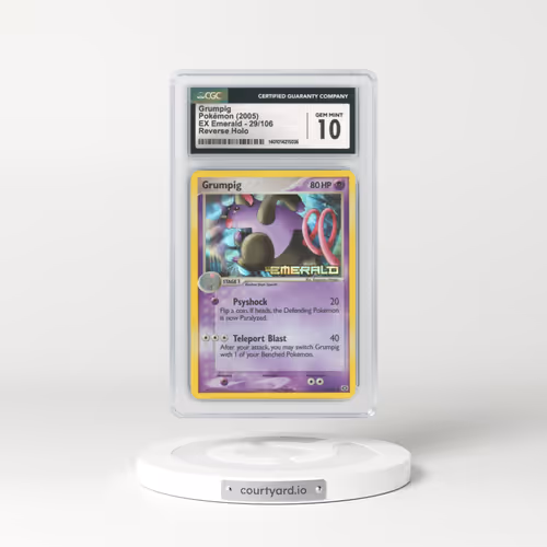 2005 EX Emerald #29 Grumpig - Holo (CGC 10 GEM MINT)