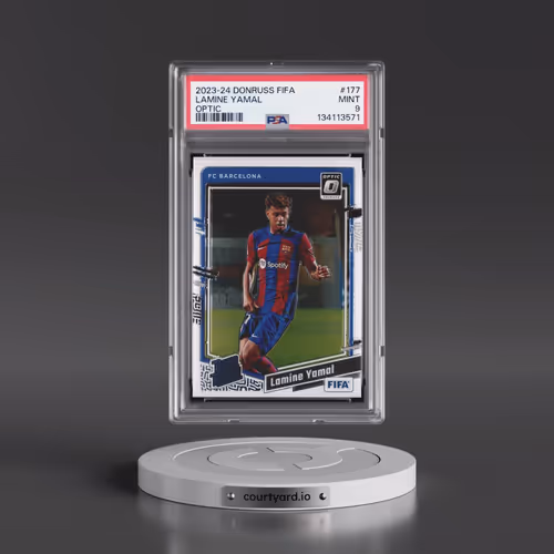 2023-24 Panini Donruss FIFA #177 Lamine Yamal - Optic (PSA 9 MINT)