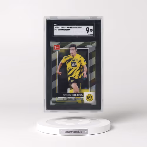 2020 Topps Chrome Bundesliga #33 Giovanni Reyna (SGC 9 MINT)