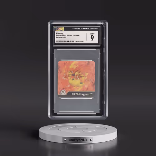 Action Flipz Series 1 (Artbox) - English #62 Magmar (CGC 9 MINT)