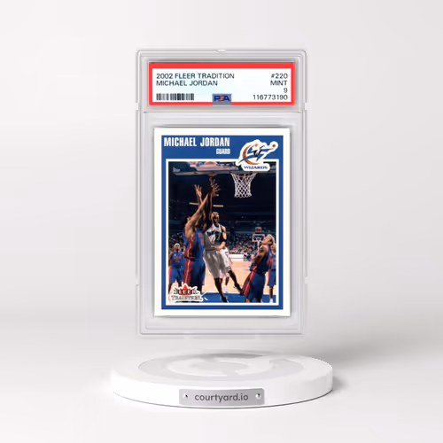 2002 Fleer Tradition #220 Michael Jordan (PSA 9 MINT)