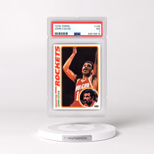 1978 Topps #106 John Lucas (PSA 7 NM)