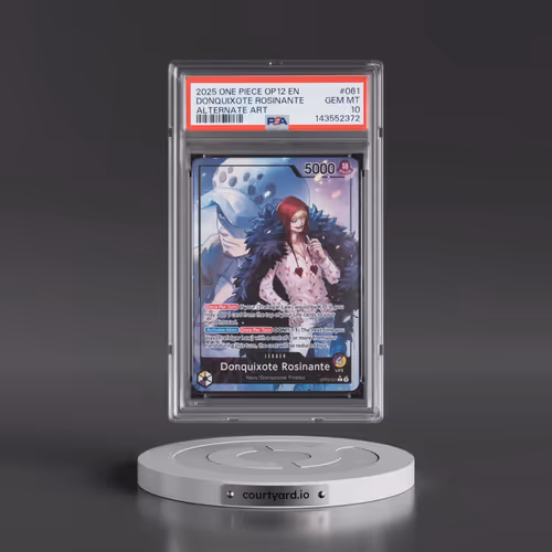 2025 One Piece OP12-Legacy of the Master #061 Donquixote Rosinante - Alternate Art (PSA 10 GEM MINT)
