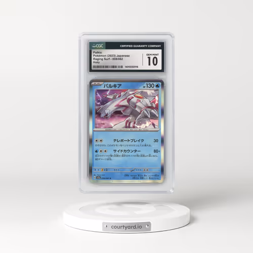 2023 Raging Surf #008/062 Palkia - Holo (CGC 10 GEM MINT)