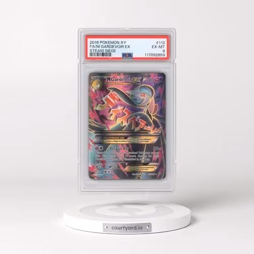 2016 Pokémon XY Steam Siege #112 M Gardevoir EX - Holo Full Art (PSA 6 EX-MT)