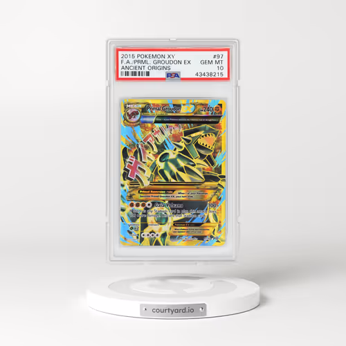 2015 XY #97 Primal Groudon EX - Full Art Holo (PSA 10 GEM MINT)
